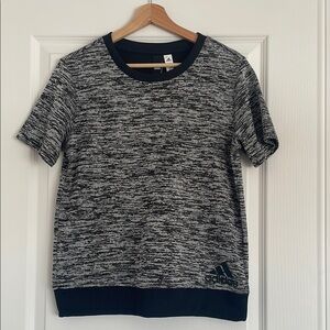 Adidas Grey Short Sleeve Tee, Size Medium